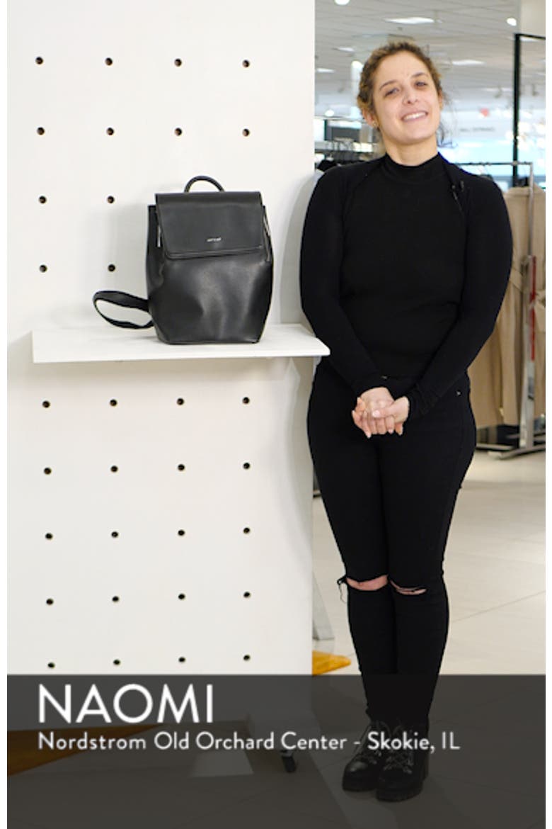 Mini Fabi Faux Leather Backpack video