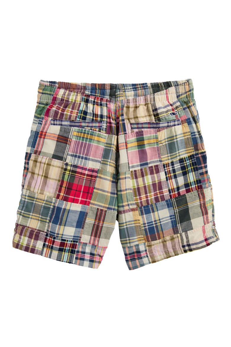 Kids' Plaid Pull-On Short, Alternate, color, MULTI PATCHWORK