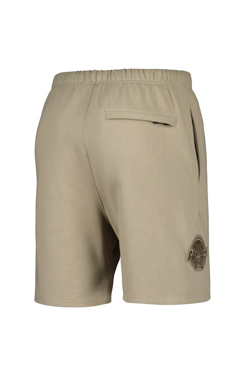 PRO STANDARD Men's Pro Standard Pewter Philadelphia Phillies Neutral Fleece Shorts, Alternate, color, Pewter