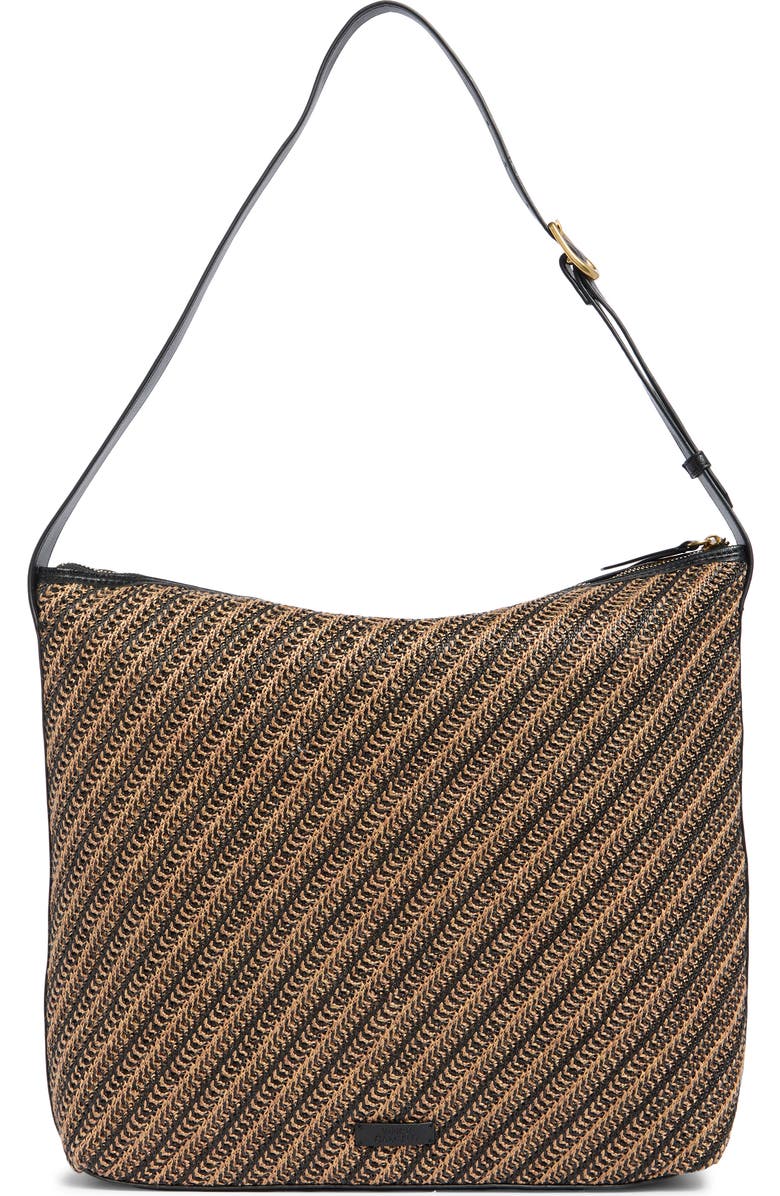 Vince Camuto Paula Shoulder Bag, Alternate, color, Black Natural