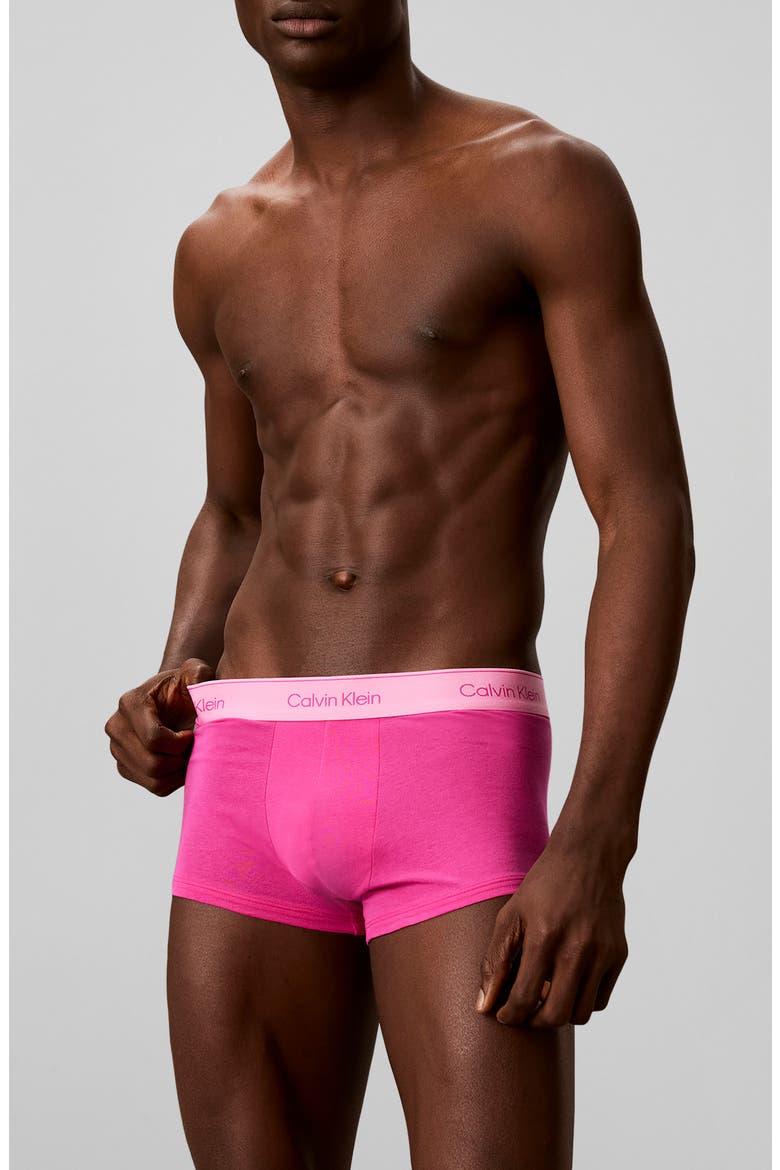Assorted 5-Pack Pride Low Rise Cotton Trunks, Alternate, color, GRN/ORNG/GOLDEN/BLUE/ORCHID