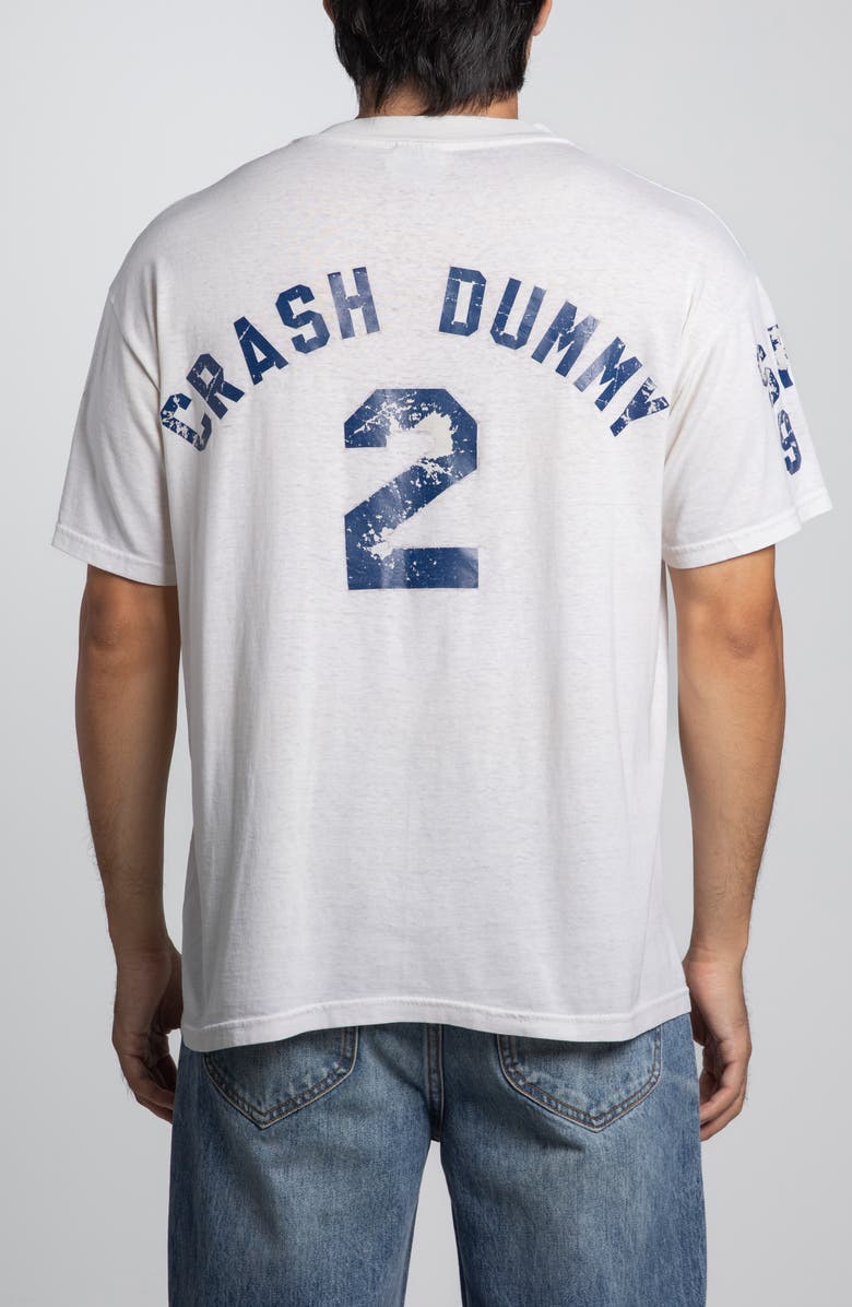 Elwood Vintage Crash Dummy Tee, Alternate, color, White
