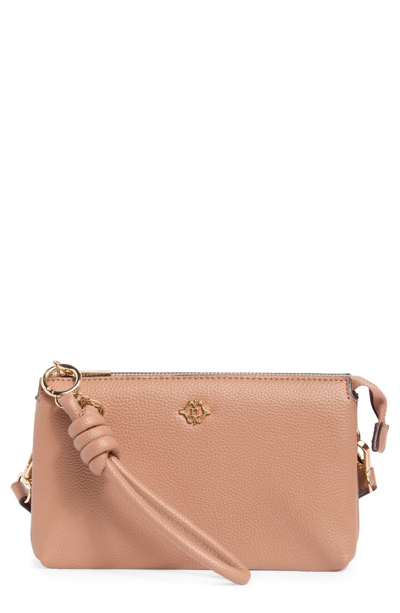 Nanette Lepore Ruby Small Crossbody Bag, Main, color, Mocha Mousse