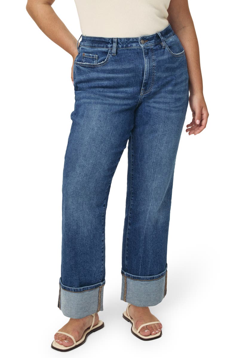 WARP+WEFT ASE High Waist Straight Leg Jeans, Main, color, 
