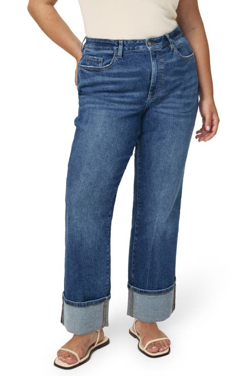 ASE High Waist Straight Leg Jeans (Westwood) (Plus)