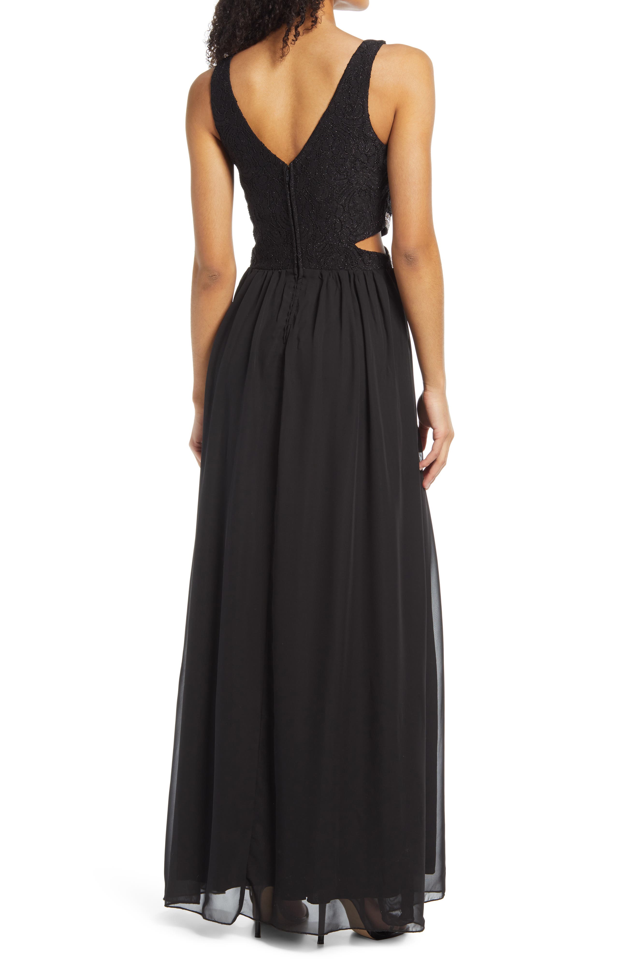 Speechless Infinity Lace & Chiffon Gown (Women) | Nordstrom