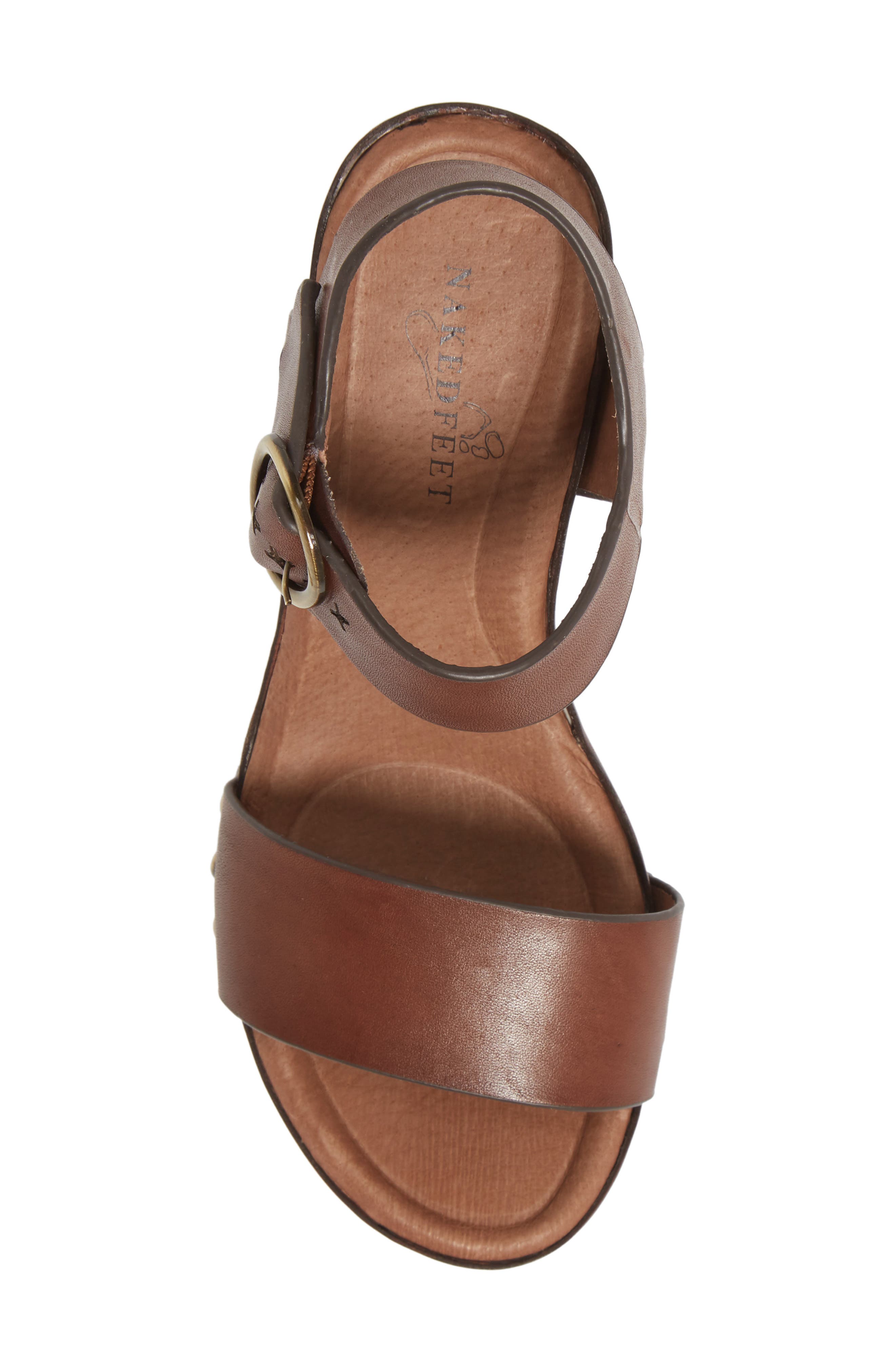 Naked Feet Oro Platform Sandal, Alternate, color, 