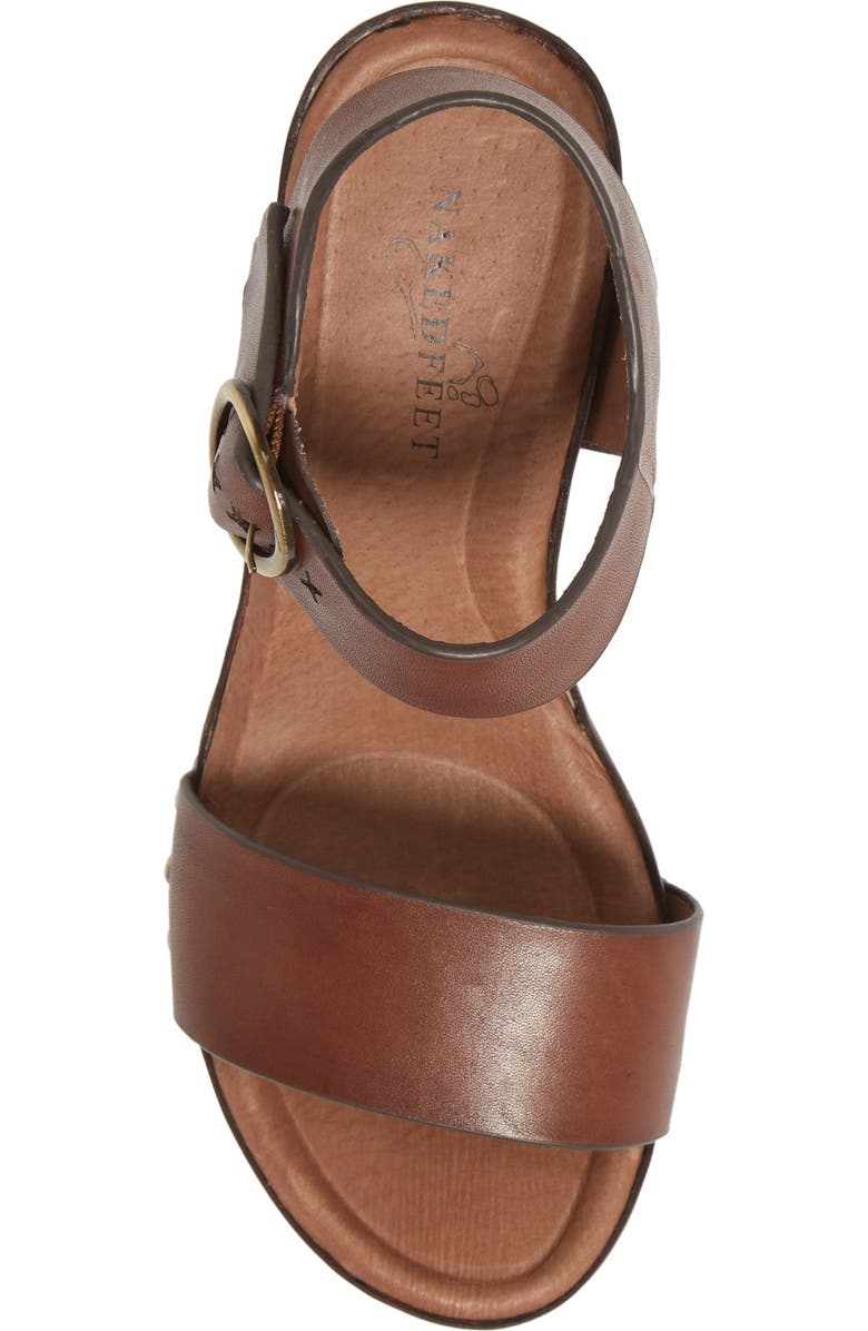 Naked Feet Oro Platform Sandal, Alternate, color,