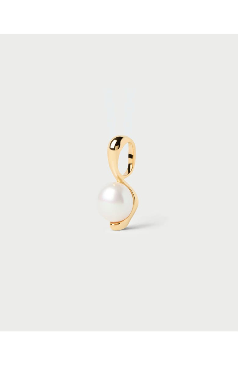 PDPAOLA La Perla Essential Pendant Necklace, Alternate, color, Brass