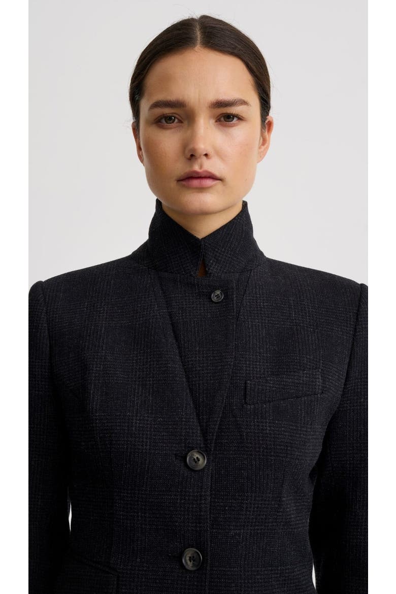 Three Button Tailored Blazer, Alternate, color, Crow Glen Check