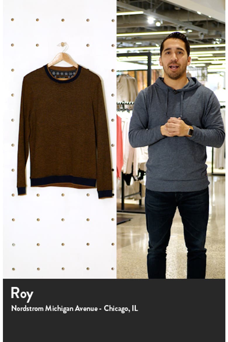 Filmed Stripe Pullover video