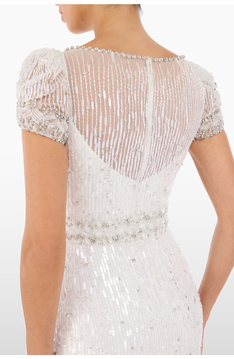 Jenny Packham Sungem Sequin-Embellished Dress, Alternate, color, Ivory