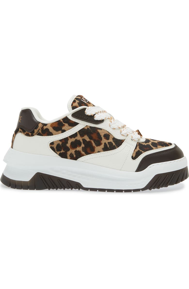 Versace Odissea Genuine Calf Hair Sneaker, Alternate, color,