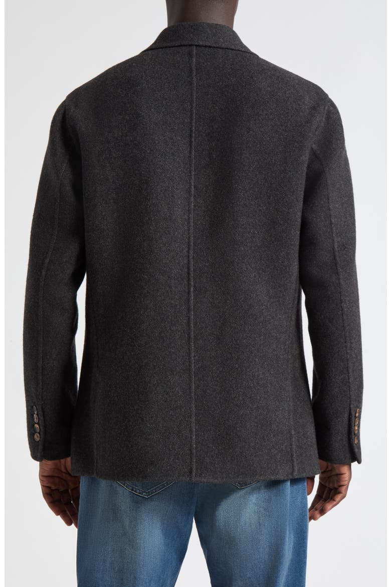Wool Double Face Jacket, Alternate, color, 15 SMOKE MELANGE GRY