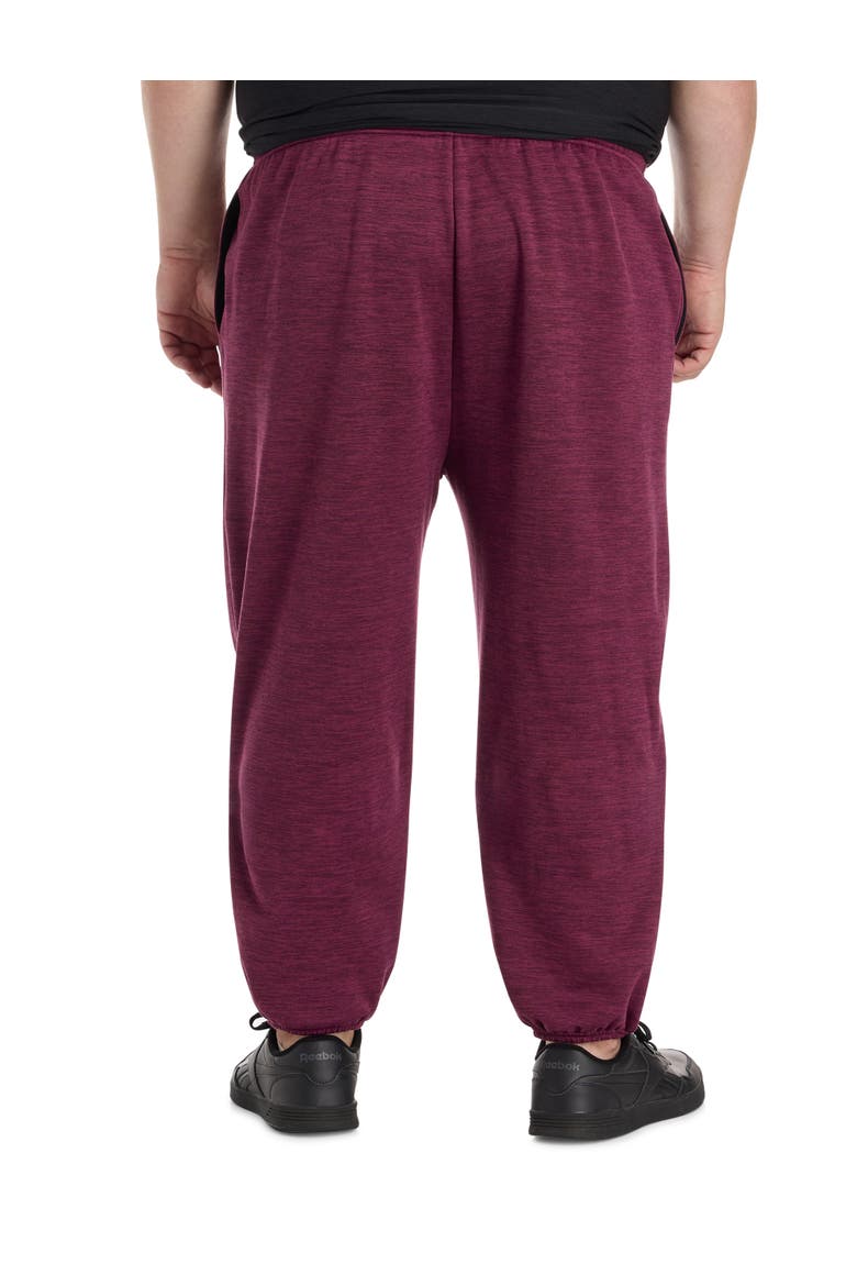Performance Fleece Joggers, Alternate, color, BLACK CHERRY HEATHER