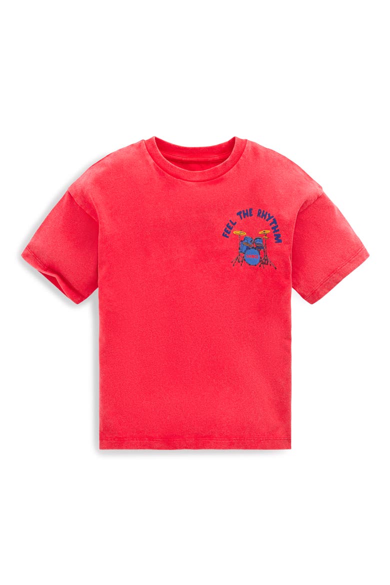 Kids' Vintage Wash Graphic T-Shirt, Main, color, FEEL THE RYTHMN DRUMS