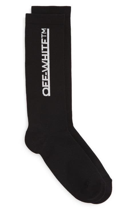 Intarsia Logo Socks