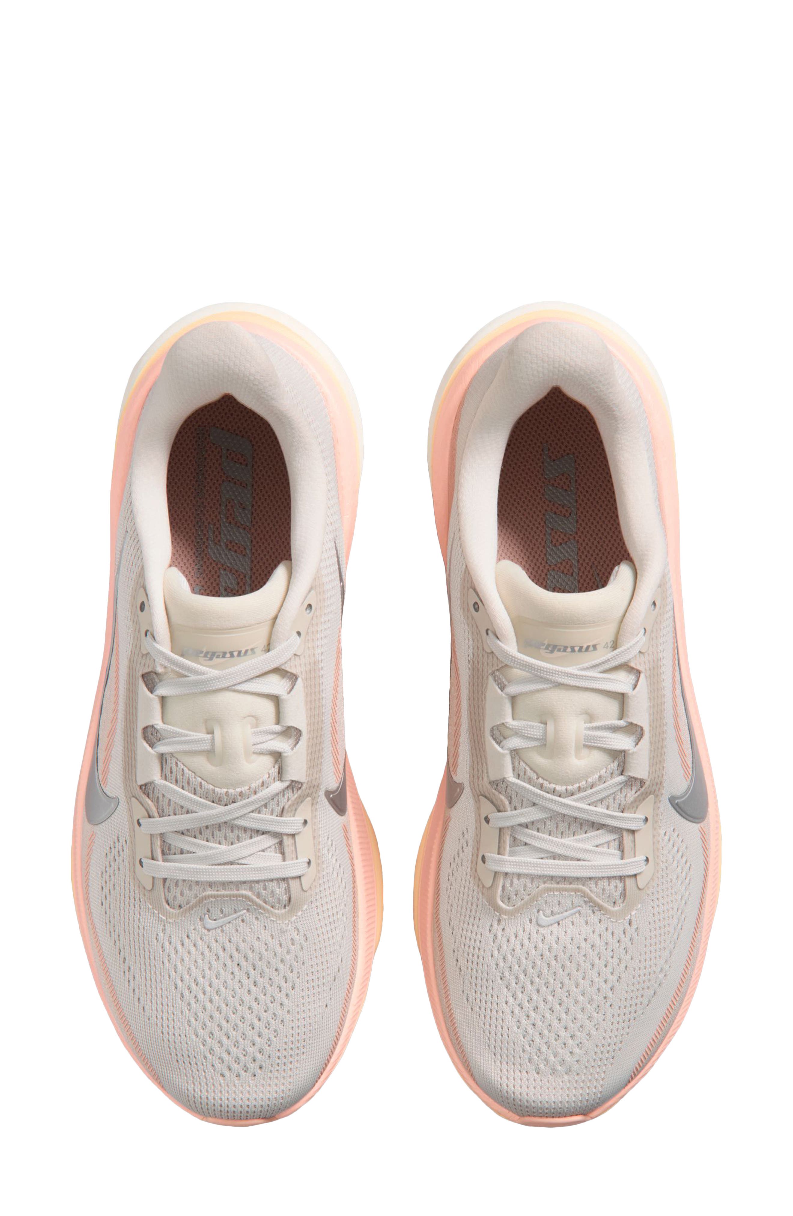 Nike Pegasus 42 Running Shoe, Alternate, color, 002 Ltbone/M Silv