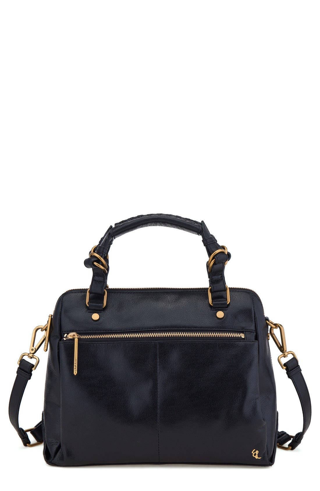 'Olvera' Satchel, Main, color, BLACK CANDY
