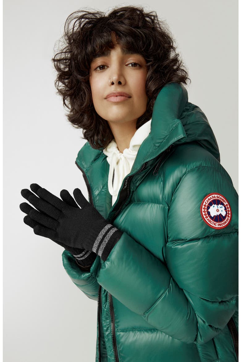 Barrier Merino Wool Gloves, Alternate, color, BLACK