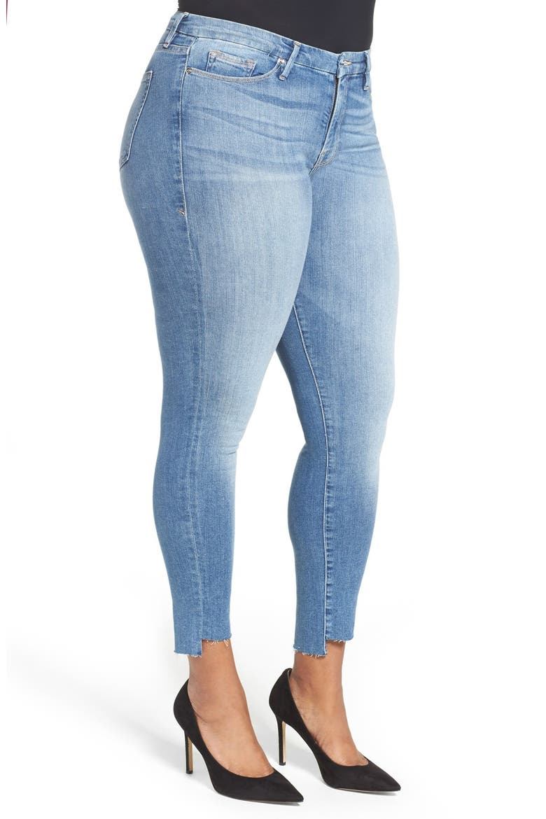 Good Legs High Waist Skinny Jeans, Alternate, color, BLUE 007