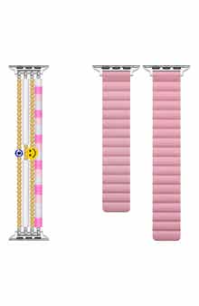 Bestie Beaded & Magnetic Silicone Watchband Set