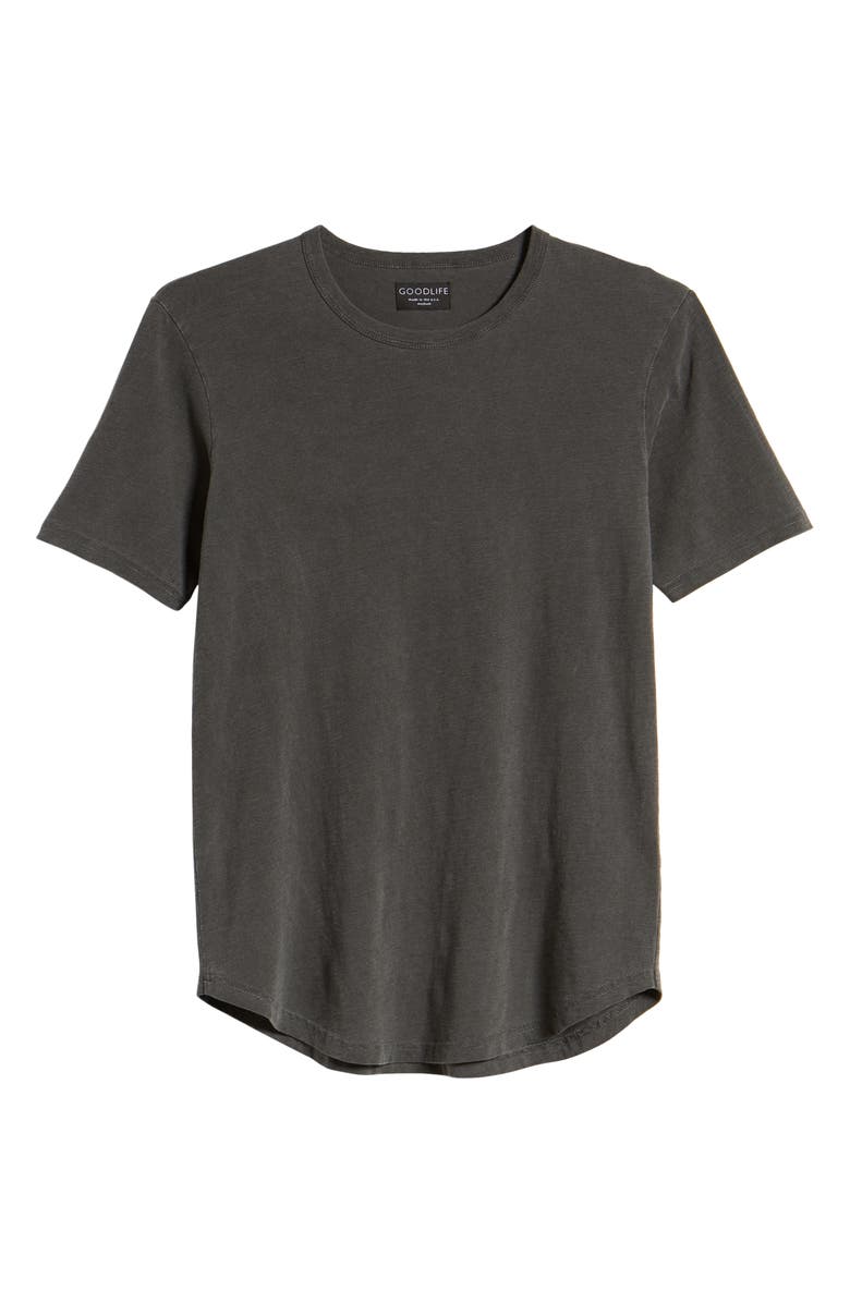 Goodlife Sun Faded Slub Scallop Crew T-Shirt, Alternate, color, 