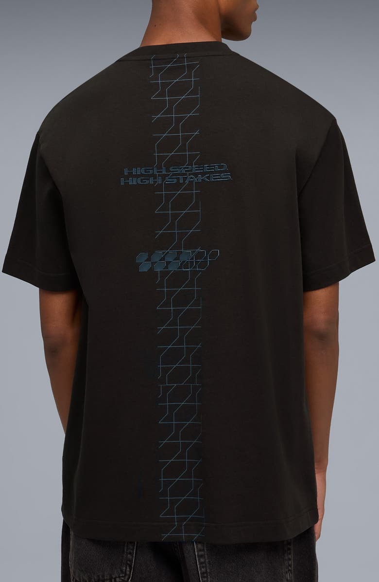 PUMA F1 Ultimate Racing Logo Graphic T-Shirt, Alternate, color, Puma Black