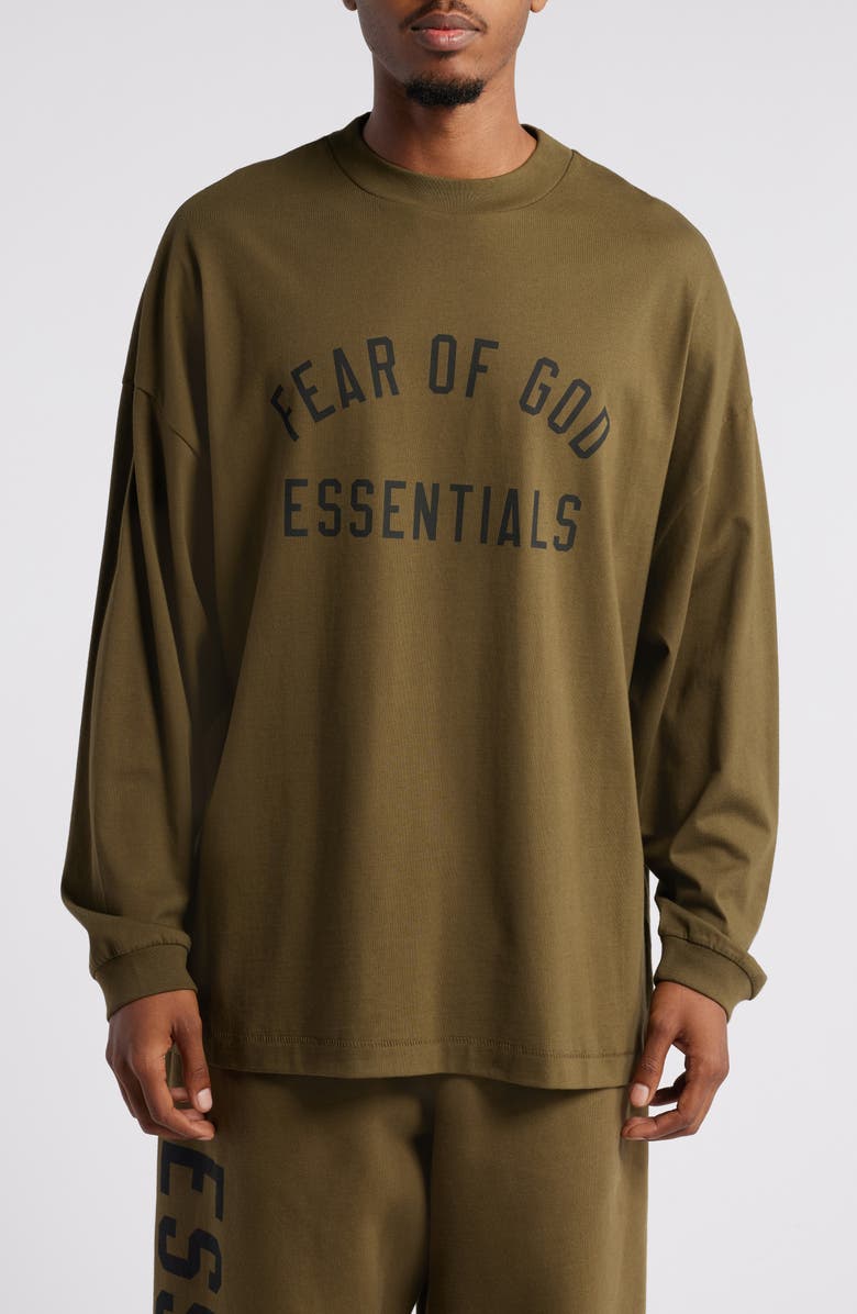 Fear of God Essentials Gender Inclusive Oversize Cotton Logo Graphic T-Shirt, Main, color,