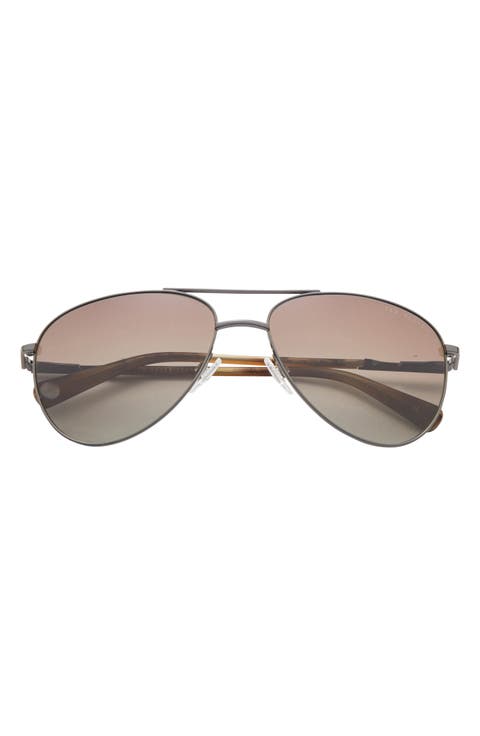 60mm Polarized Aviator Sunglasses