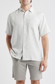 Kahala Ho'l Nalo Jacquard Short Sleeve Button-Up Shirt