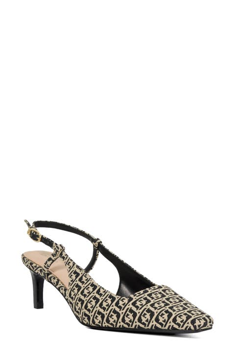 Dancing Slingback Kitten Heel Pump (Women)