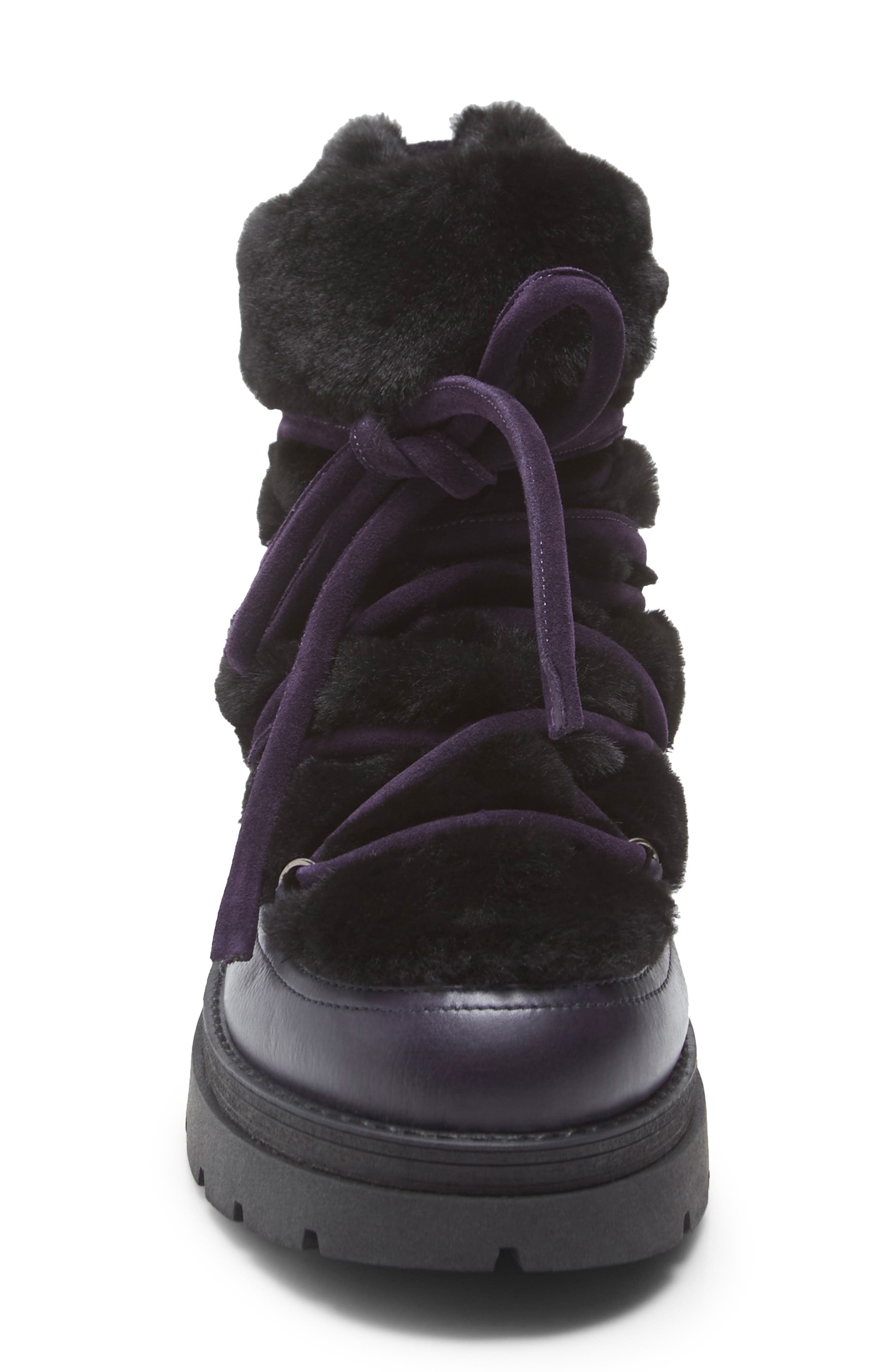 Free People Polar Queen Faux Fur Boot, Alternate, color, 