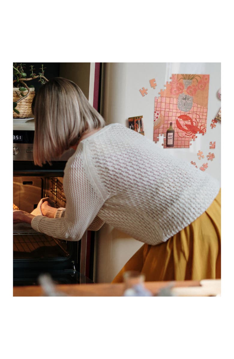 Journey of Something Lobster Lunch, 100 Piece Magnetic Art Puzzle, 11.4 x 8.3 Inches, Alternate, color, Multicolored