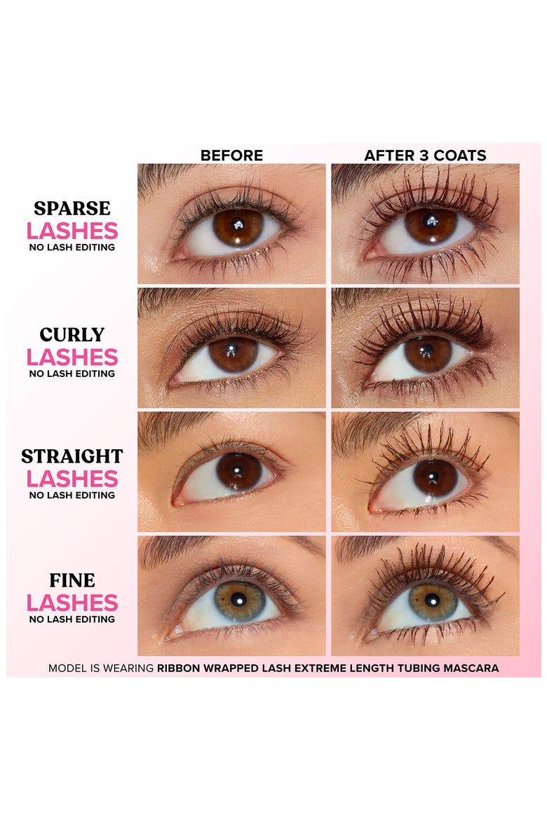 Ribbon Wrapped Lash Mascara, Alternate, color, BLACK