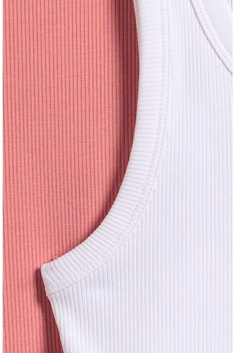 Kids' Violet Assorted 3-Pack Stretch Cotton Rib Tanks, Alternate, color, MULTI