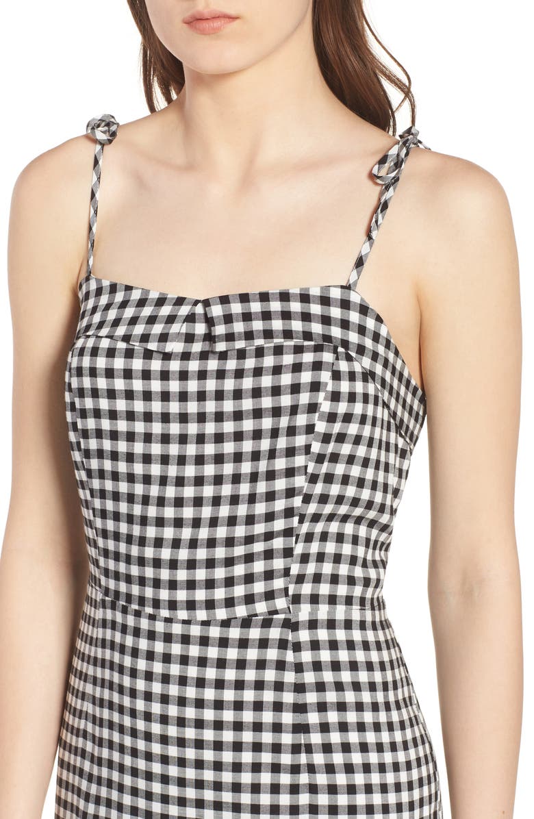 cupcakes and cashmere Eddie Gingham Dress, Alternate, color, 