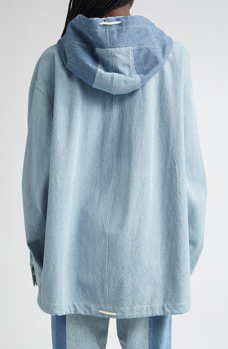 KURO Remake Denim Hooded Top, Alternate, color, Indigo