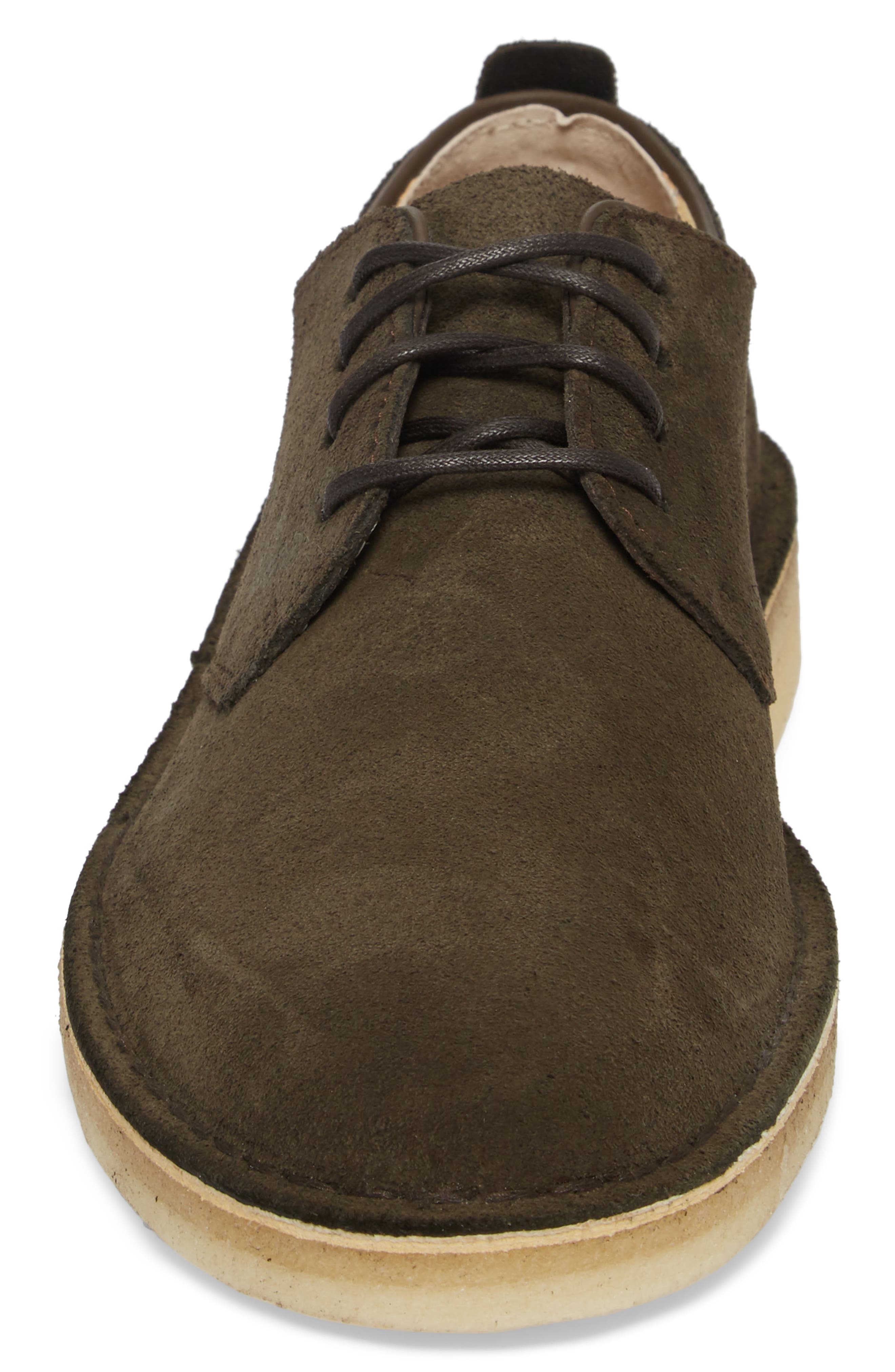 Clarks<sup>®</sup> Desert London Suede Plain Toe Derby, Alternate, color, 