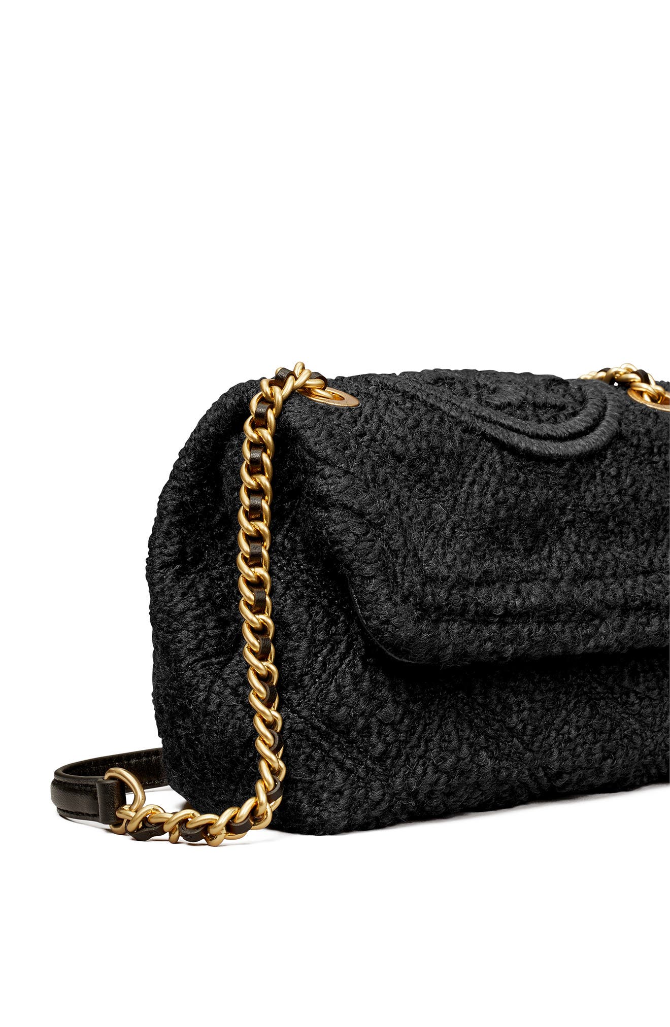 Tory Burch Small Fleming Bouclé Convertible Shoulder Bag, Alternate, color, 