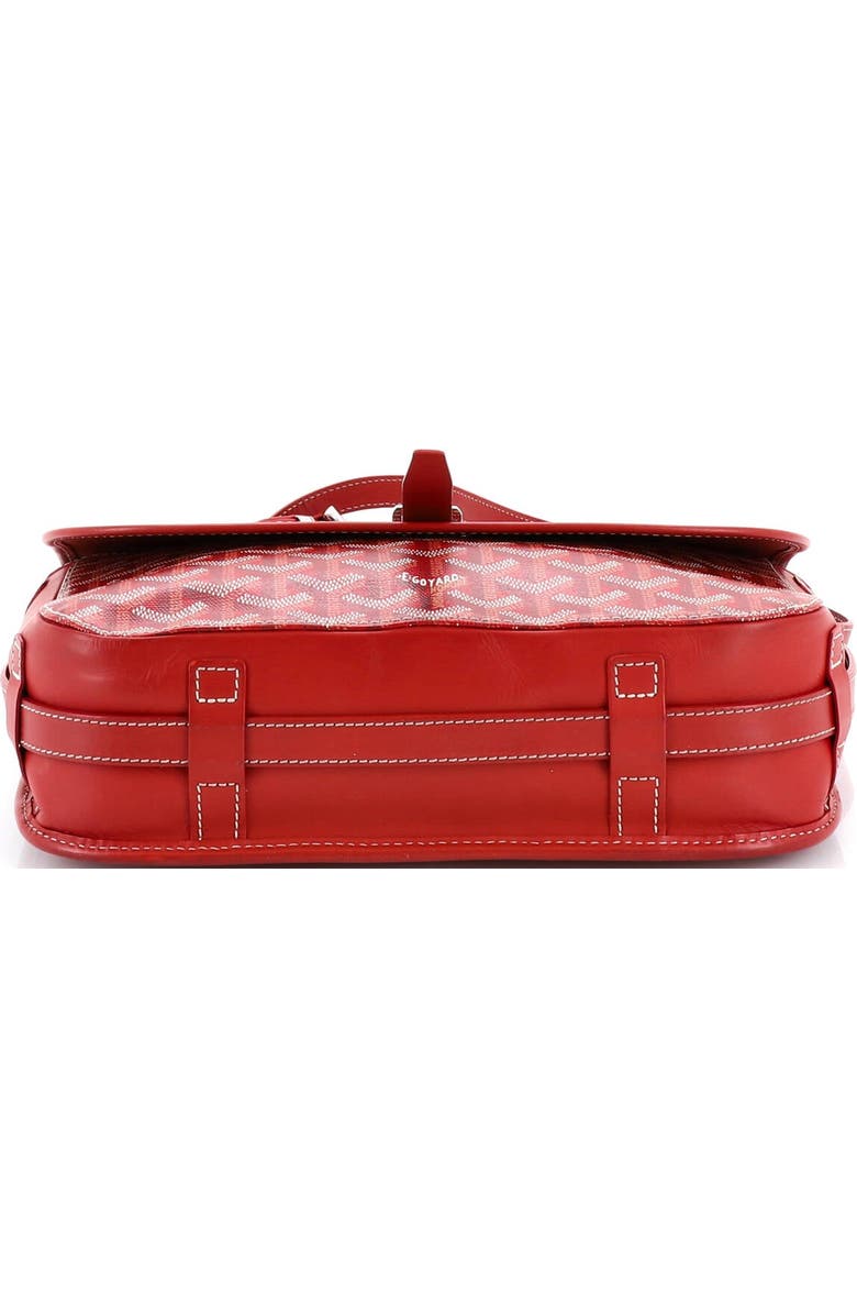 Pre-Owned Goyard Belvedere II Messenger Bag Coated Canvas MM, Alternate, color, Red