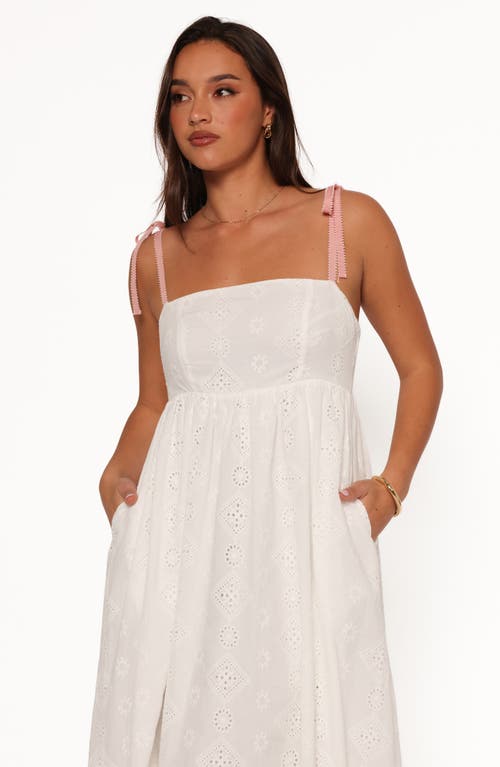Petal And Pup Petal & Pup Odessa Cotton Eyelet Maxi Dress In White