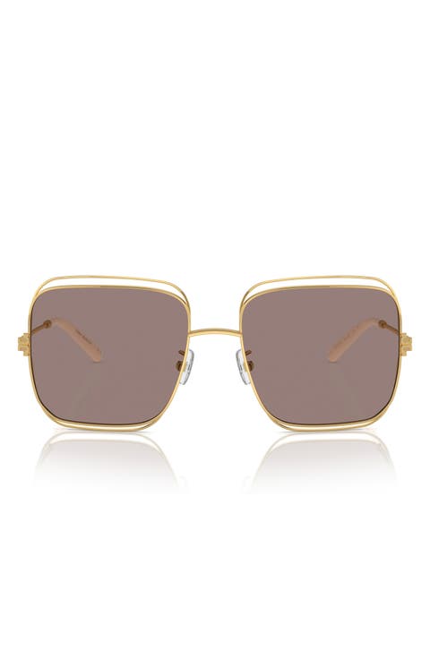 57mm Eleanor Square Sunglasses