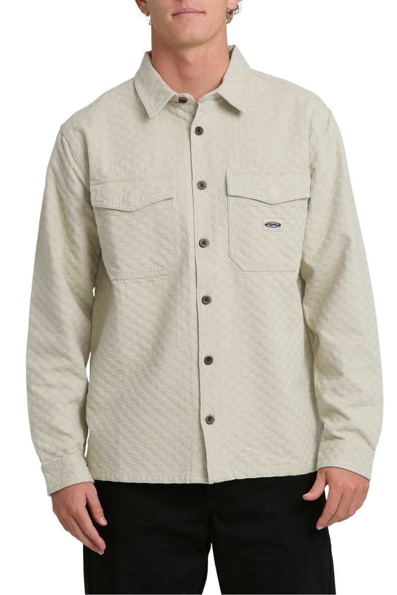 Bad Dog Flannel Button-Up Shirt, Main, color, CHINO