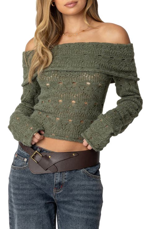 Women's EDIKTED Off the Shoulder Tops | Nordstrom