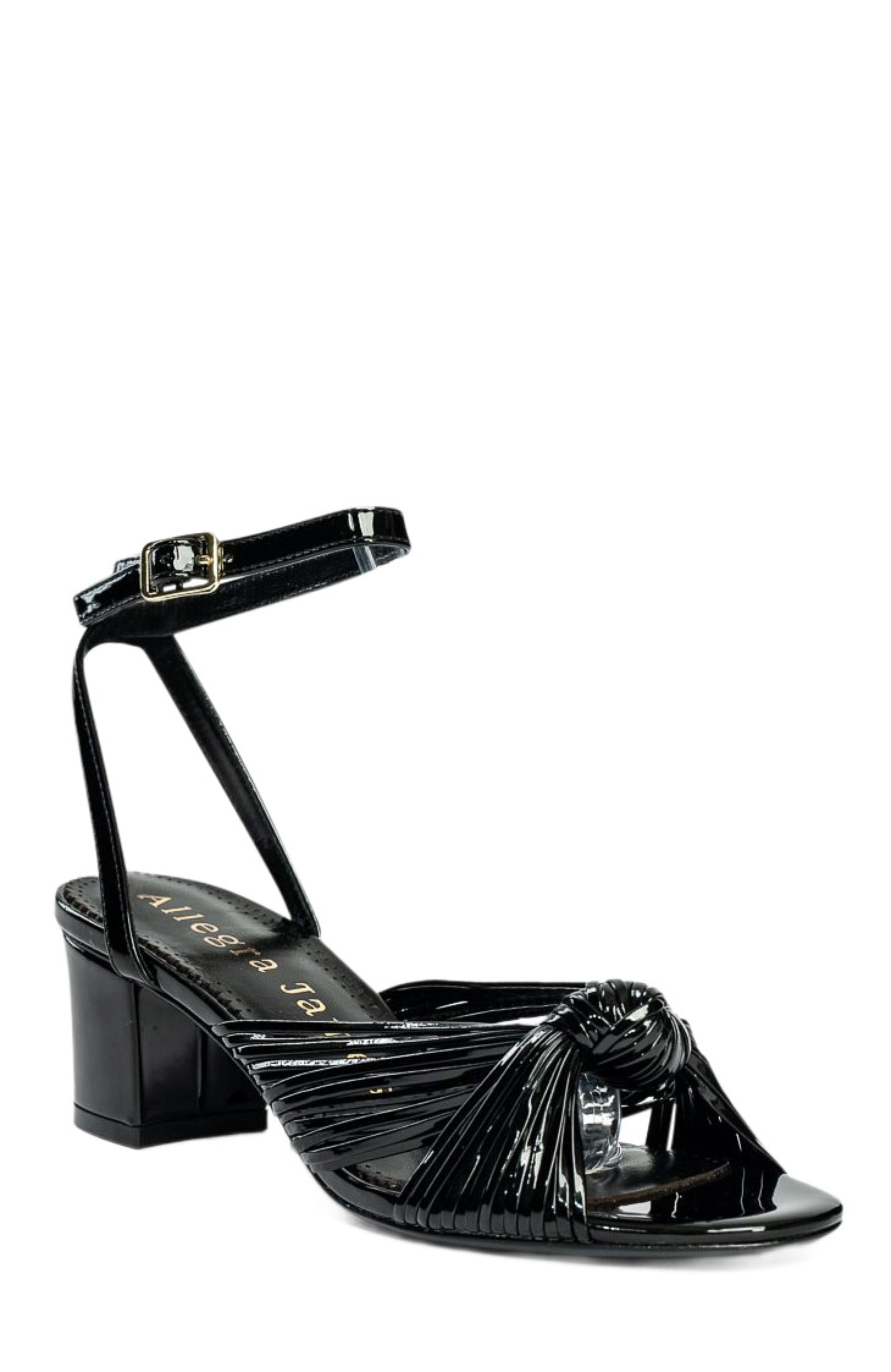 Allegra James Layla Knot Sandal, Alternate, color, 