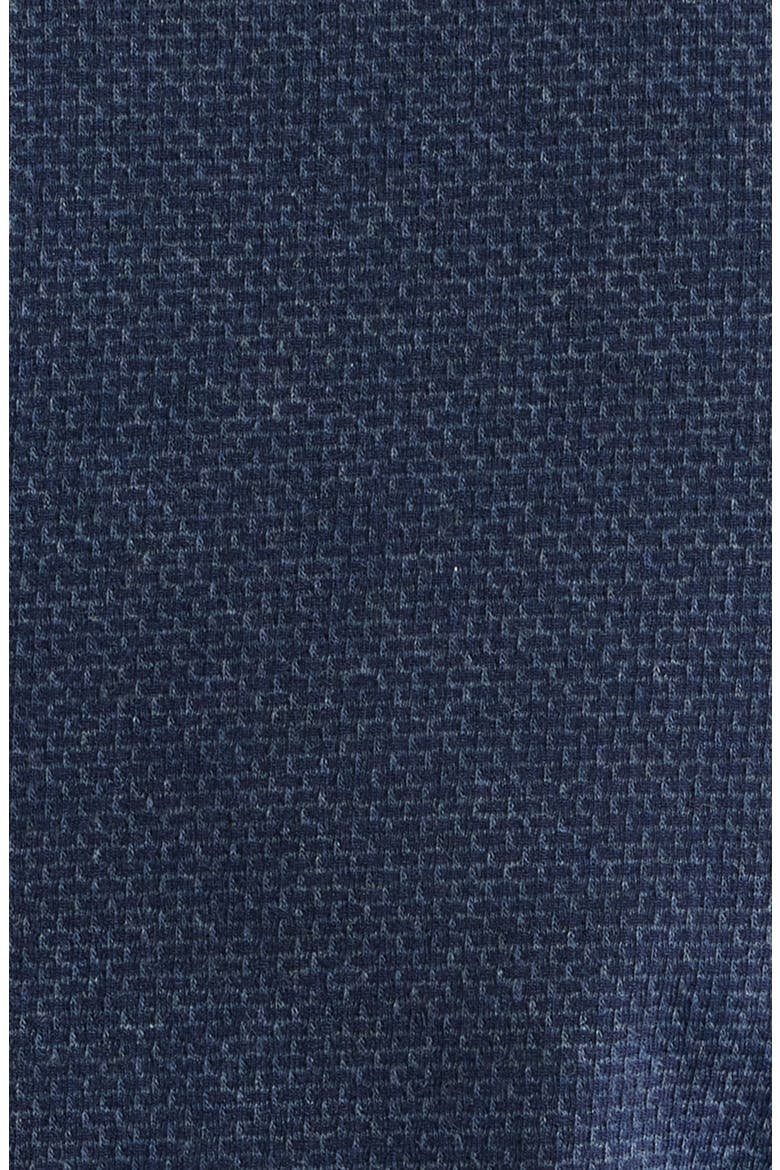 Keyes Slim Fit Microprint Short Sleeve Knit Button-Up Shirt, Alternate, color, NAVY