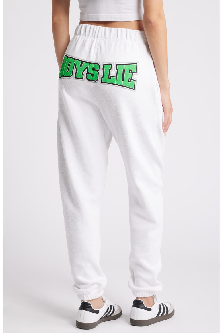 Don't Fumble Mac Slim Leg Joggers, Alternate, color, WHITE