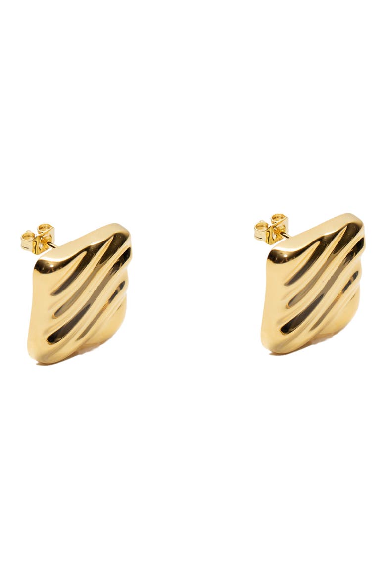 The Mirage Stud Earrings, Main, color, GOLD