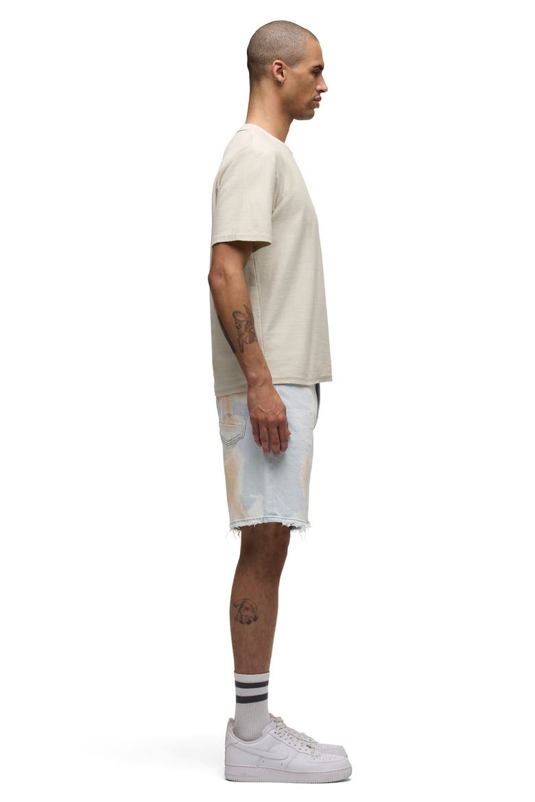 Clint Relaxed Denim Shorts, Alternate, color, BLEACHED CLOUD